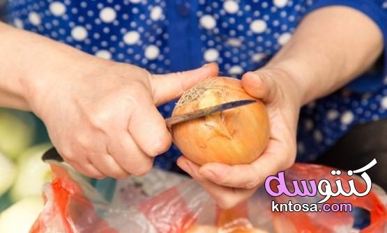 كيف تقشر البصل بدون بكاء؟ kntosa.com_17_21_161