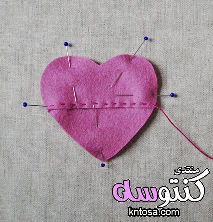 طريقة عمل قلوب بقماش الجوخ،اعمال فنية من قماش الجوخ2019،افكار رومانسية بقماش الجوخ انستقرام kntosa.com_18_18_154