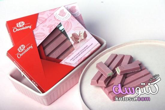 الشوكولاته الوردية,شوكولاتة كيت كات باللون الوردي,شوكولاتة الـ black,الجديد شوكولاتة pink kntosa.com_18_19_155