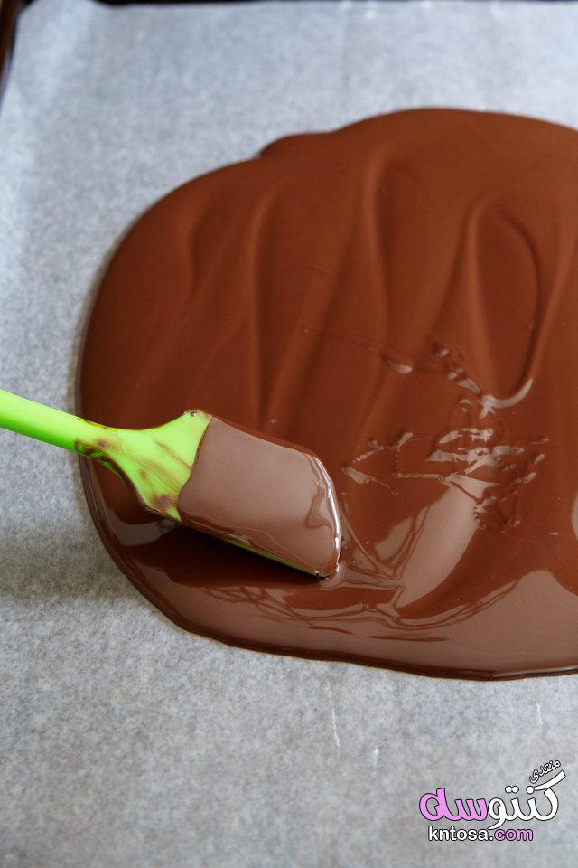 طريقة عمل شوكولاتة الكريسماس بالصور ,كيفية اعداد شوكولاتة الكريسماس kntosa.com_21_18_154
