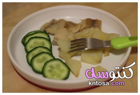 وصفة البطاطس مع السمك وصفة للأطفال،السمك مع البطاطس وحبة مفيدة للاطفال kntosa.com_21_20_157