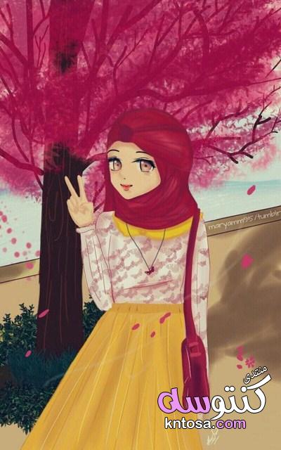 بنات محجبات,صور انمي محجبات جديده بجوده عاليه HD Anime Muslim,صور انمي محجبة kntosa.com_22_19_155
