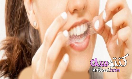 طريقة استخدام لصقات تبييض الأسنان kntosa.com_22_21_162