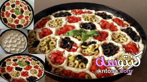 طريقة عمل خلية نحل بحشو البيتزا kntosa.com_22_21_162