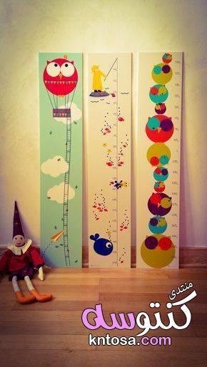 كيفية قياس طول الطفل,قياس طول طفلك بالبيت,لمعرفة طول ابنك يوم بعد يوم,عمل مقياس لطفلك فى المنزل kntosa.com_23_19_155