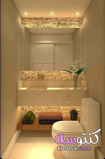 تصاميم حمامات صغيرة جدا،ديكورات حمامات صغيرة مصرية،أفكار مبتكرة لتصميم حمامات ذات مساحة صغيرة kntosa.com_23_21_161