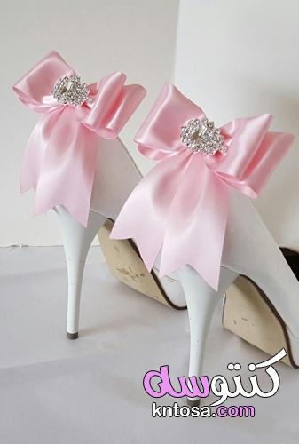 أحذية زفاف من اللون الوردي الذهبي أحدث موضة لعروس 2022 kntosa.com_23_21_162