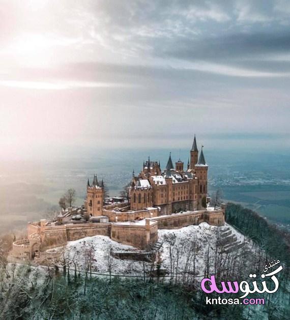 بالصور القلعة الألمانية هوهنتسولرن ( Burg Hohenzollern) وهي مغطاة بالثلوج kntosa.com_24_18_154