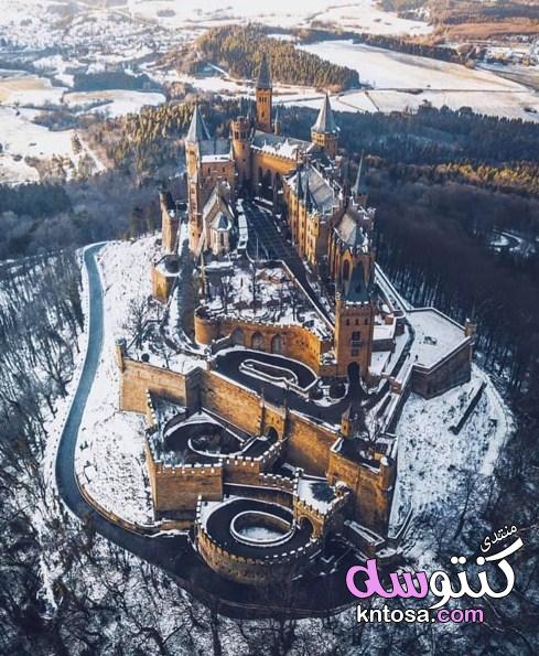 بالصور القلعة الألمانية هوهنتسولرن ( Burg Hohenzollern) وهي مغطاة بالثلوج kntosa.com_24_18_154
