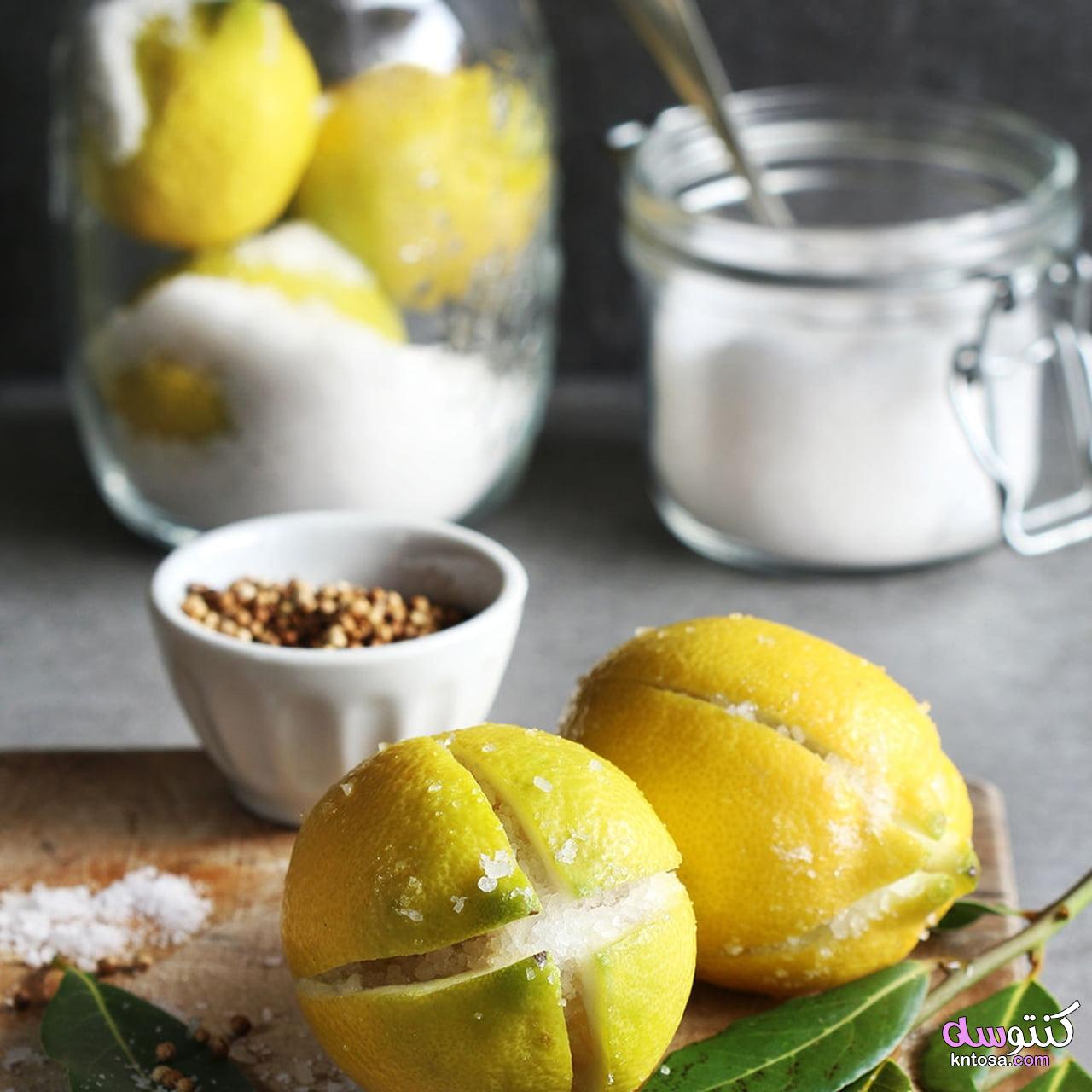 مخلل الليمون ،طريقة مخلل الليمون المعصفر ،عمل الليمون المخلل، تخليل قشر الليمون kntosa.com_24_19_156