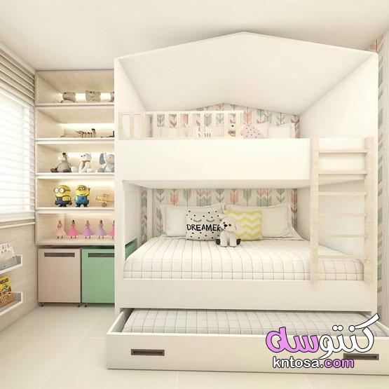 غرف نوم اطفال مودرن تصاميم منوعه , تصميمات متنوعه غرف النوم , تصميم ديكورات غرف نوم اطفال 2020 kntosa.com_24_19_156