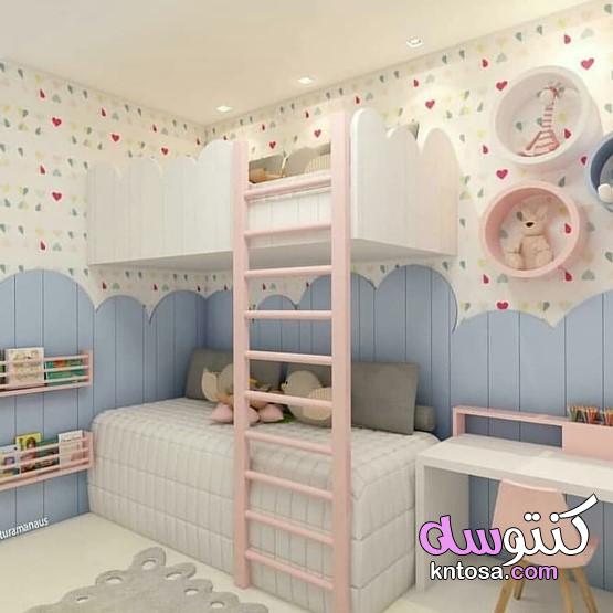غرف نوم اطفال مودرن تصاميم منوعه , تصميمات متنوعه غرف النوم , تصميم ديكورات غرف نوم اطفال 2020 kntosa.com_24_19_156