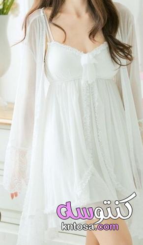 قمصان نوم ليلة الدخلة , صور قمصان بيضاء لكي يا احلى عروسة kntosa.com_24_21_162
