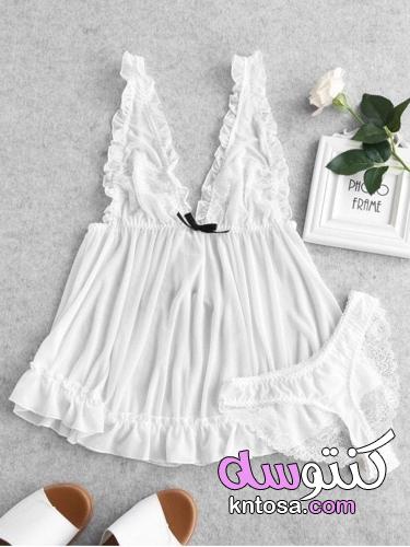قمصان نوم ليلة الدخلة , صور قمصان بيضاء لكي يا احلى عروسة kntosa.com_24_21_162