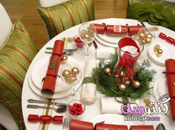 كيفية تزيين المائدة للعام الجديد,ديكورات موائد الطعام لسهرة رأس السنة kntosa.com_25_19_155
