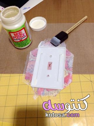 Decoupage هو ورقة لاصقة للكائنات للزينة.كيفية صنع النسيج أو ورقة مغطاة الخفيفة تبديل لوحة. kntosa.com_25_19_157