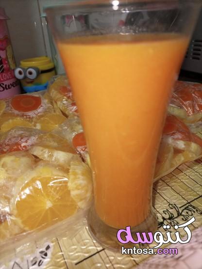 تخزين عصير البرتقال بالجزر لرمضان بجد تحفه وهيسهل عليكي تعب كتير. kntosa.com_25_21_161