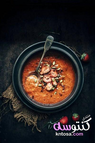 طريقة عمل حساء الغاسباتشو,شوربة الغاسباتشو الاسبانيه الباردة,حساء الطماطم الايطالي البارد kntosa.com_26_19_155