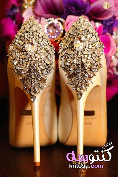 أبرز صيحات أحذية لعروس2020,أجمل موديلات راقية احذية بكعب عالي روعة,تصاميم أحذية عرايس kntosa.com_26_19_155