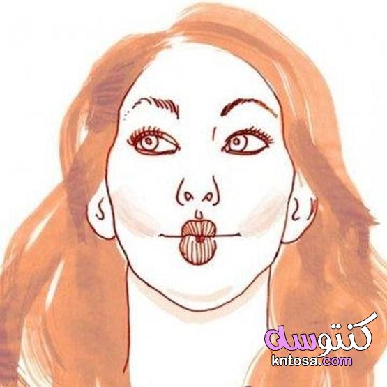 كيفيه تنحيف الوجه ،نصائح مهمة للمساعدة فى تنحيف الوجه. kntosa.com_26_19_156