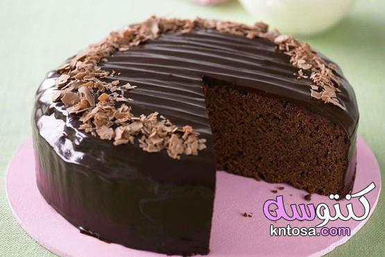 طريقة عمل كيكة الشوكولاتة اللذيذة بالمنزل بطعم روعة وطريقة مختلفة kntosa.com_26_21_161