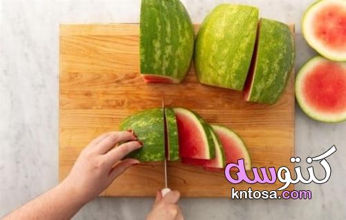 طرق سهلة لتقطيع البطيخ | منتدى كنتوسه kntosa.com_26_21_162