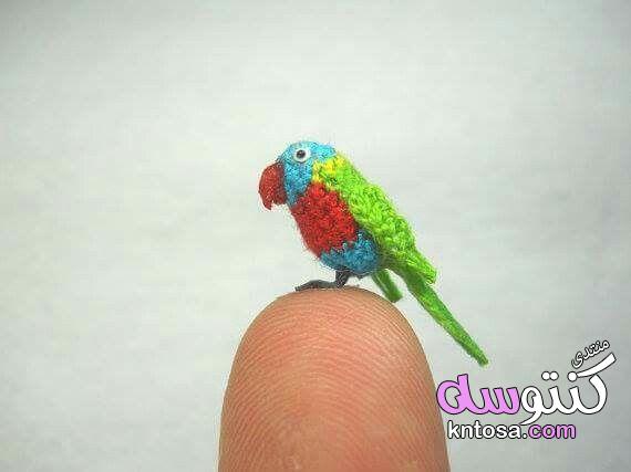 أصغر حيوانات في العالم مصنوعة من الكروشية Animals from crochet,حيوانات كروشية جديدة ومميزة kntosa.com_27_19_155
