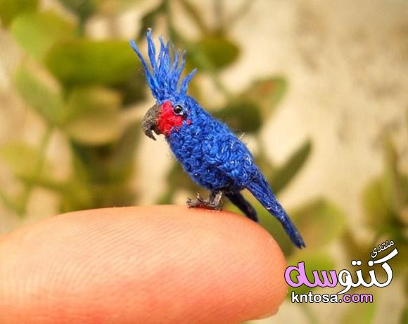 أصغر حيوانات في العالم مصنوعة من الكروشية Animals from crochet,حيوانات كروشية جديدة ومميزة kntosa.com_27_19_155