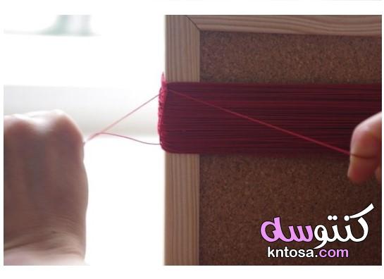 بالصور طريقة عمل كولية,طريقة تنفيذ عقد بسيط هاند ميد,طريقة عمل اكسسوارات هاند ميد بالخيط kntosa.com_29_19_156