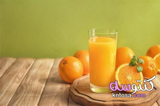 فوائد عصير البرتقال للبشرة الدهنية وأضراره kntosa.com_29_21_161