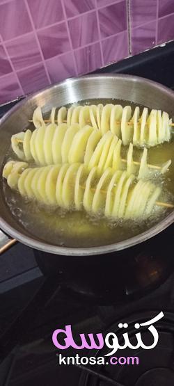 طريقة عمل البطاطس الحلزونيه،ماكينة عمل البطاطس حلزوني