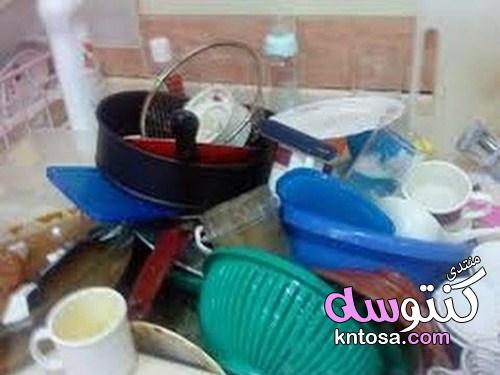 نصائح لغسيل الاطباق بسهولة بعد عزومات رمضان، نصائح لتوفير وقت غسيل الاطباق kntosa.com_30_19_155