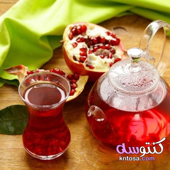 شاي التركي بالرمان 2020 , طريقة تحضير شاي التركي بالرمان , مشروب شاي الرمان kntosa.com_31_19_156