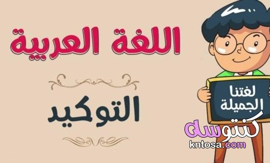 ما هي أدوات التوكيد في اللغة العربية kntosa.com_31_22_164